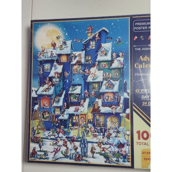 1008pc Christmas Advent Puzzle Calendar 2026 - Family Gift & Fun Playhouse - Picture 5 of 5